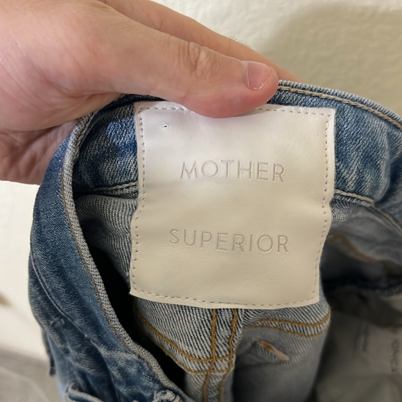 MOTHER Superior | The Tomcat The Confession Straight Leg Distressed Jean 26 - Picture 7 of 10